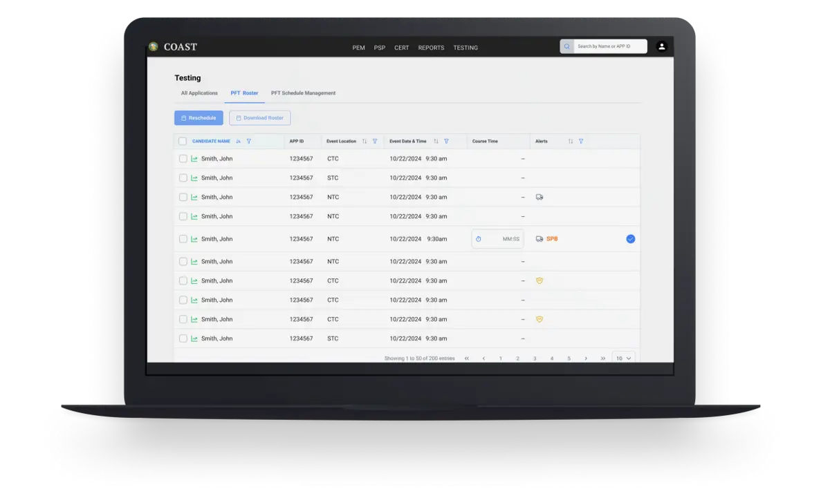 Actionable tables with inline task-specific controls