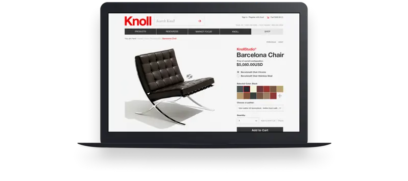 Cover image for Knoll — Product Configurator