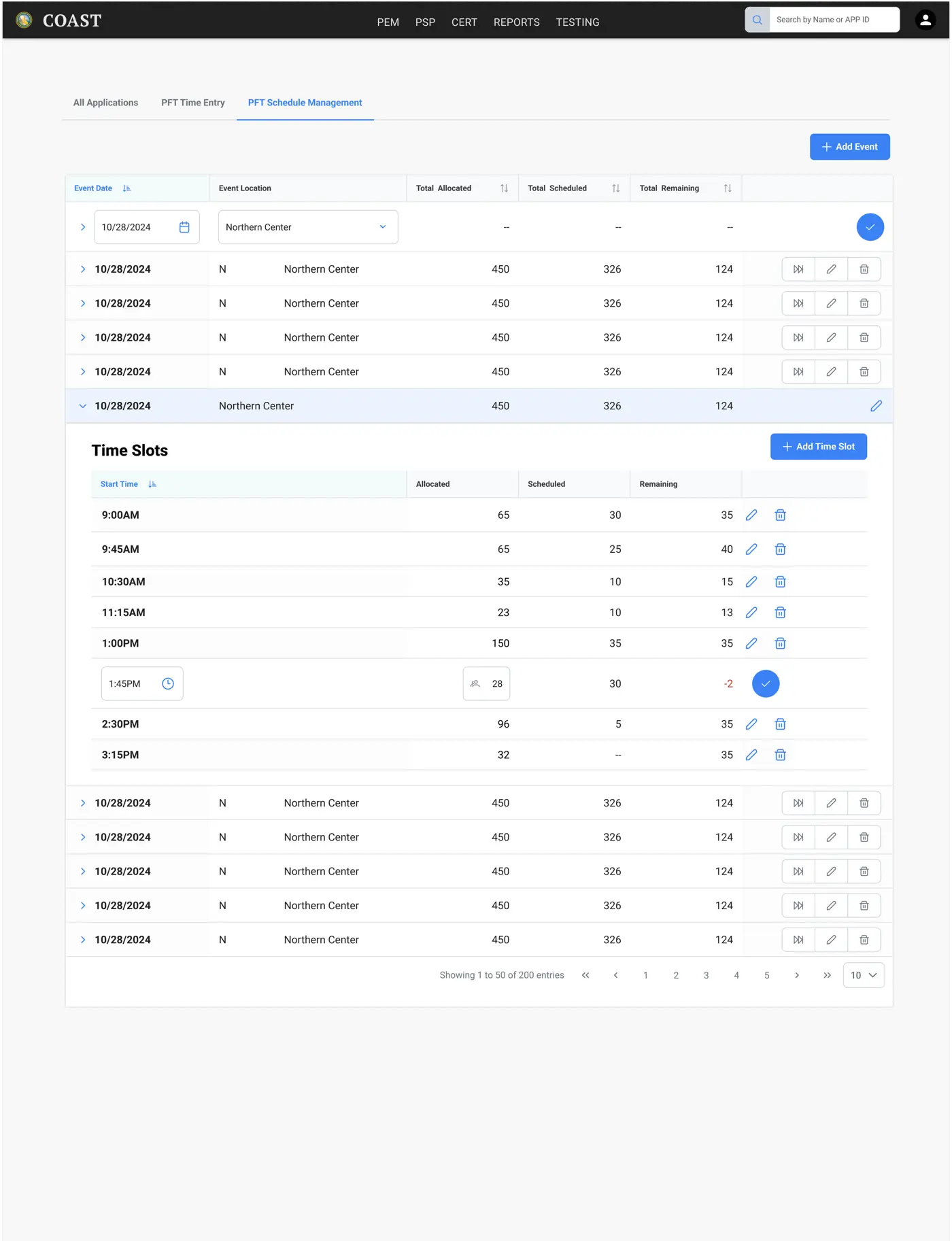 Automation rules interface for high-repetition hiring workflows